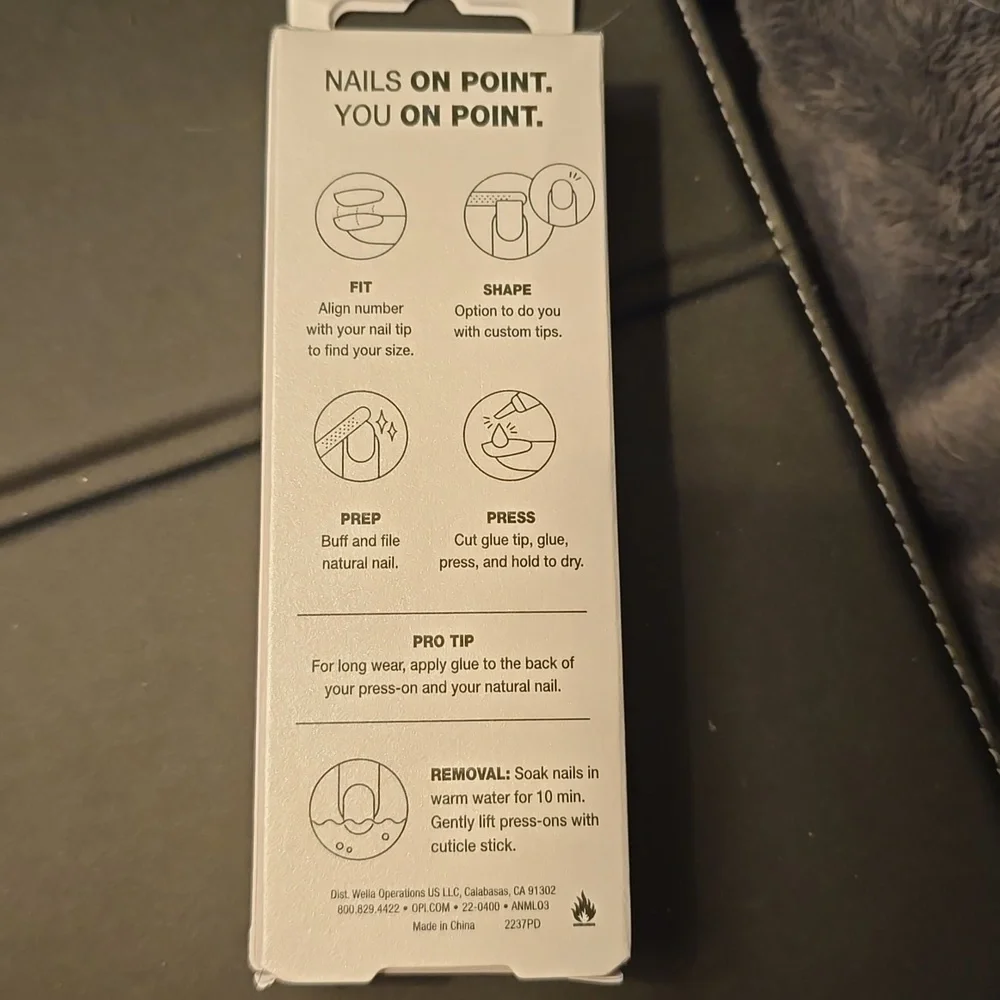 4 boxes of press on NAIL SETS.